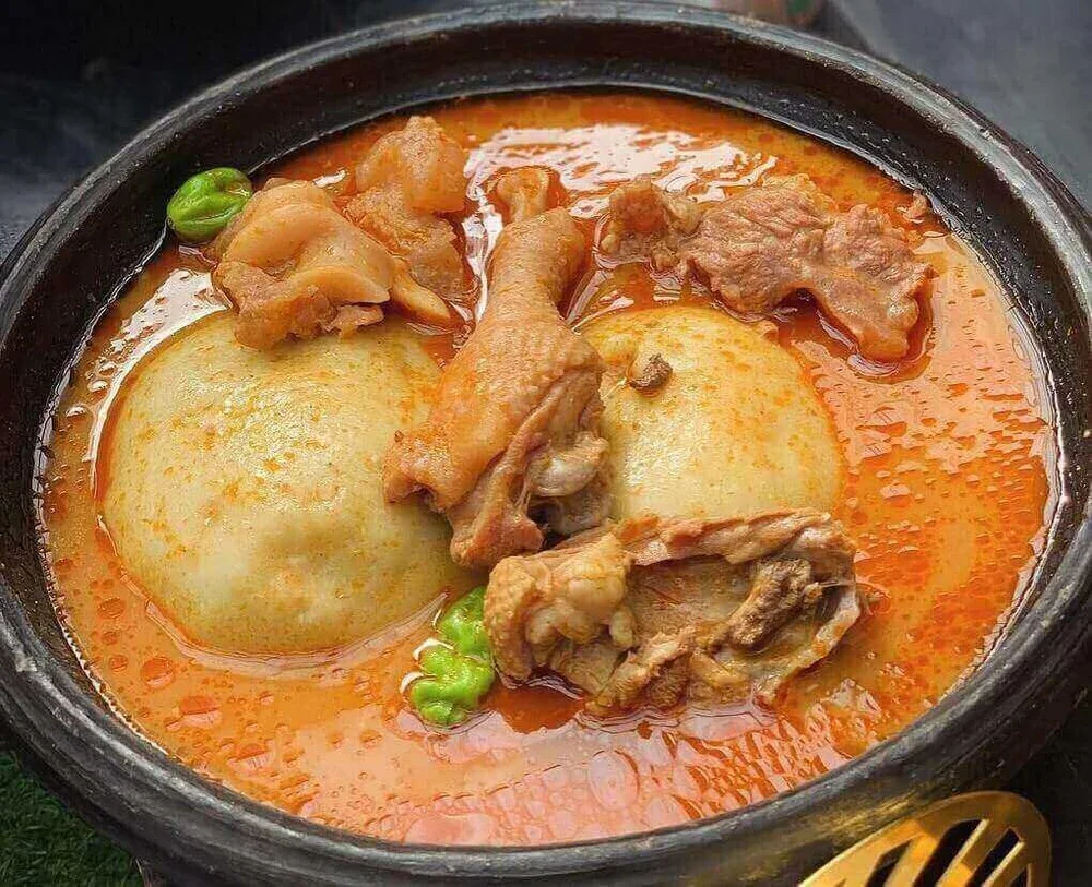 Fufu with Soup